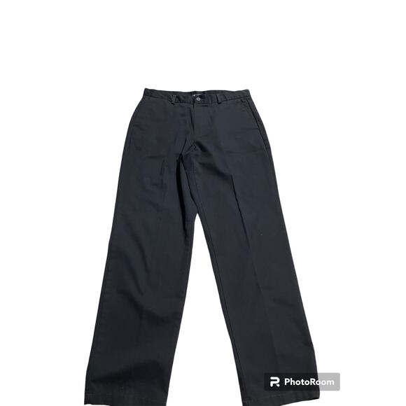 Dockers Pants Womens Sz 14 Medium Flat Front Chinos Straight Fit Blue 254504559 - Picture 1 of 11